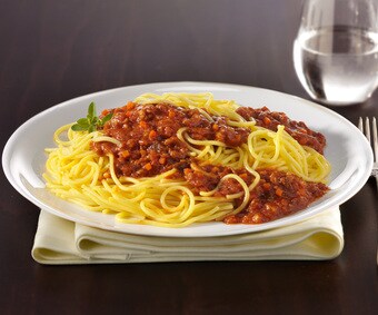 Schlemmer-Menü: Spaghetti „Bolognese