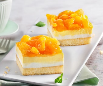 Mandarinen-Joghurt-Schnitten (Artikelnummer 11845)