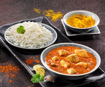 Tandoori Chicken mit Basmati-Reis (Artikelnummer 11292)