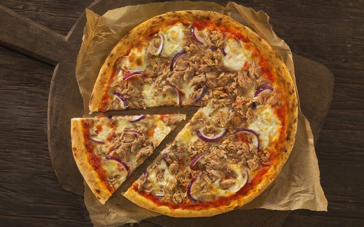 La Pizza Grande Tonno e Cipolla Ø 29 cm (Artikelnummer 10406)