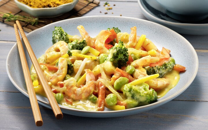 Garnelen-Gemüse-Pfanne „Thai-Style“ (11605) | online bestellen ... Garnelen-Gemüse-Pfanne „Thai-Style“ (11605) | online bestellen ...