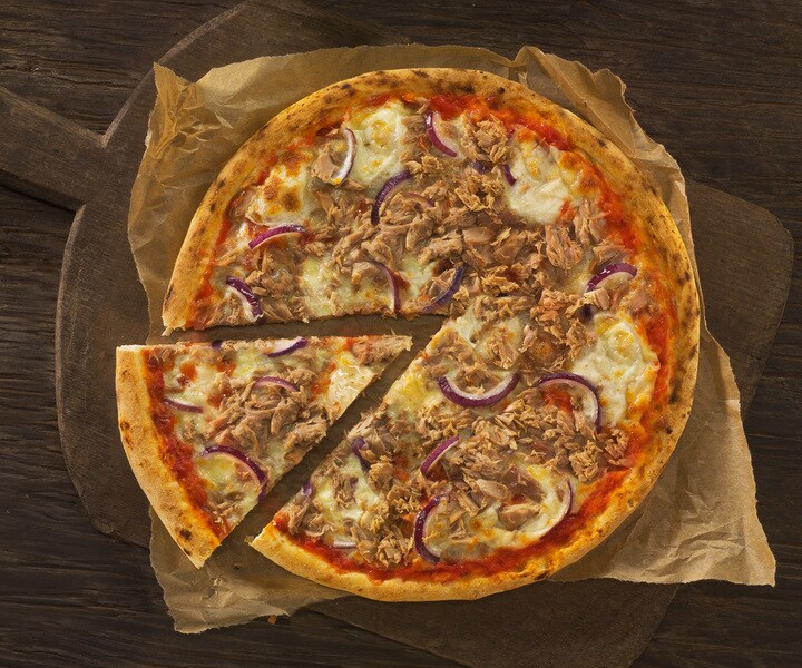 La Pizza Grande Tonno e Cipolla (Artikelnummer 10406)