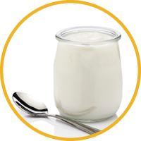 Hochwertige Zutaten für das beste dolcedo-Eis: Joghurt