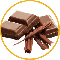 Hochwertige Zutaten für das beste dolcedo-Eis: Schokolade