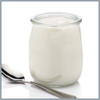 Hochwertige Zutaten für das beste dolcedo-Eis: Joghurt